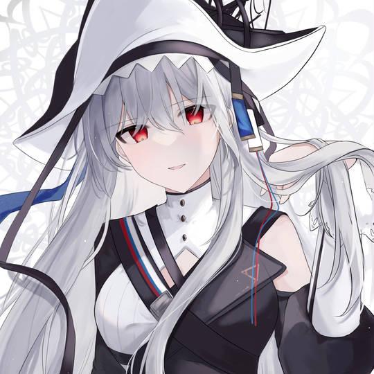 归溟幽灵鲨《明日方舟》头像图片
