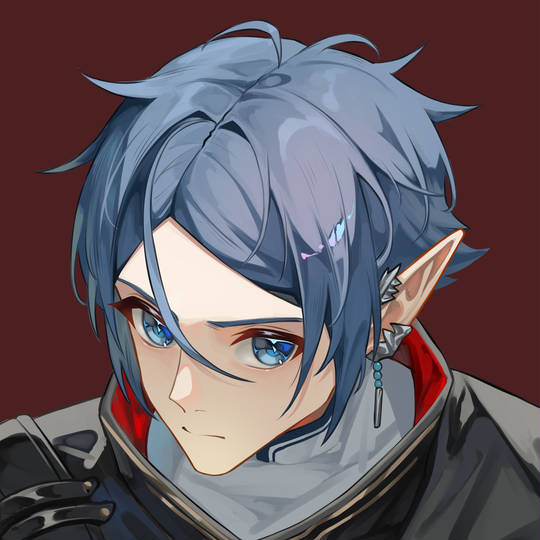明日方舟, 男孩, 精灵耳, 左乐图片