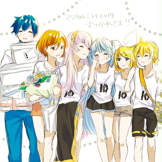 初音一家成员C社6只头像图片