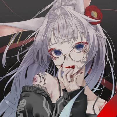 16张超可爱的眼镜娘女生头像图片，果然戴眼镜的都-萌图百科