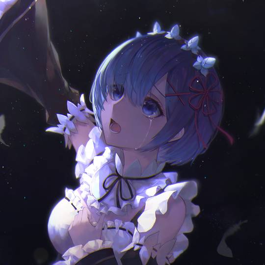 Re:从零开始的异世界生活, 雷姆 (Re:Zero), 雷姆, Re:0, 眼泪, リゼロ5000users入り, 泣き顔