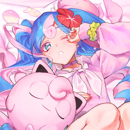 胖丁（Jigglypuff）气球宝可梦头像图片