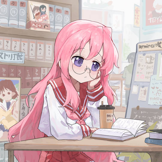 裤袜, 制服, 高良美幸, 小女孩, 粉色头发图片