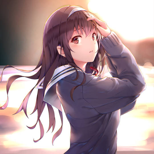 霞之丘诗羽, 路人女主, 不起眼女主角培育法, 水手服, 紺セーラー, 路人女主的养成方法5000收藏