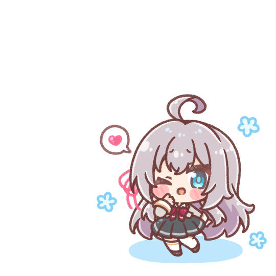 SD, chibi, 不时轻声地以俄语遮羞的邻座艾莉同学, 艾莉莎·米哈伊洛芙娜·九条, Q版图片