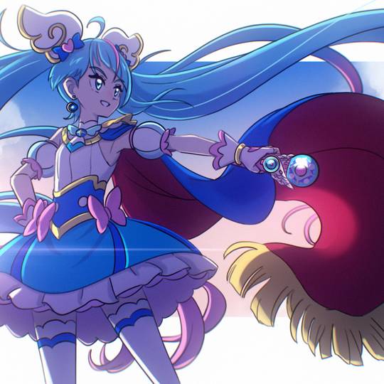 图片[6]-索拉·哈雷瓦塔尔《Hanging sky！ 光之美少女》头像图片，天空天使啊-萌图百科