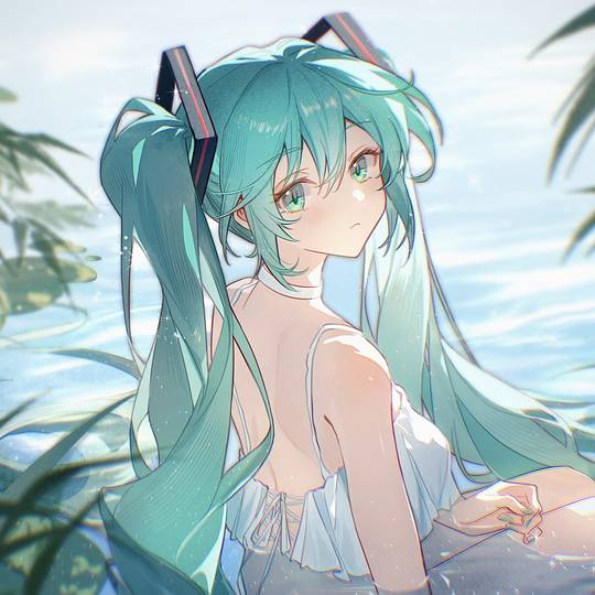 初音未来超高清头像图片