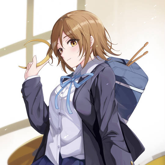 少女, 轻音少女, K-ON!, 田井中律, 放学后TEA TIME, JK, 女高中生, 制服, 魅惑的脸, 魅惑的大腿