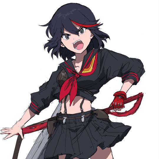 满舰饰真子, 缠流子, 斩服少女图片