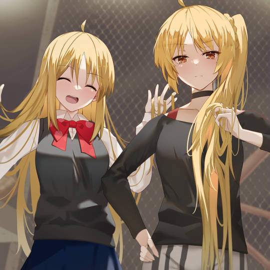 ぼっち・ざ・ろっく!, 伊地知虹夏, 伊地知星歌, 髪型チェンジ, 伊地知姉妹, よし!ここからさらに洋服も…, 孤独摇滚！5000收藏