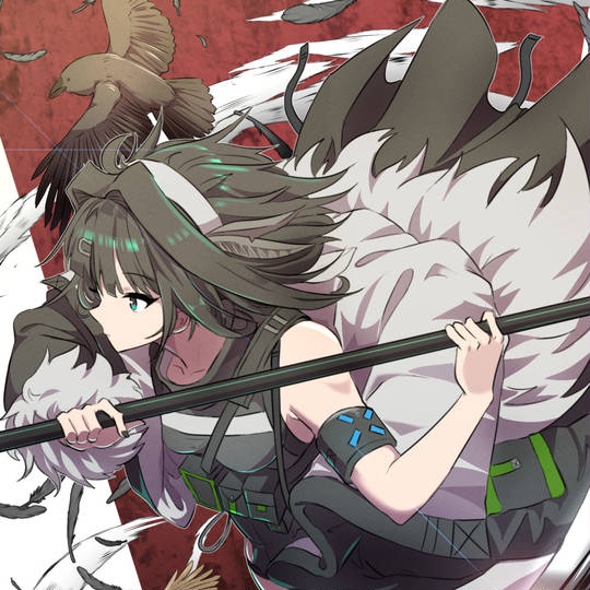 图片[4]-羽毛笔（La Pluma）《明日方舟》头像图片-萌图百科