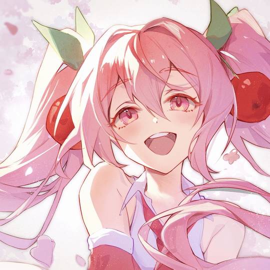 初音未来之樱未来超美头像图片16张