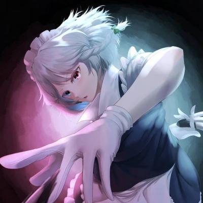 《东方红魔乡》十六夜咲夜可爱头像图片，麻花辫、女仆装、御姐-萌图百科