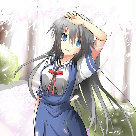 CLANNADイラコン, CLANNAD, clannad, 坂上智代, 吊りスカート, 紐タイ, key 100收藏