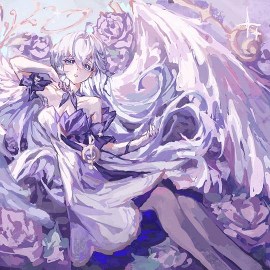 星穹铁道鸡翅膀女孩知更鸟头像图片，天环族歌者-萌图百科