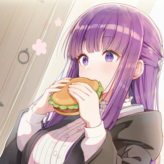 女孩子, 少女, フリーレン, 葬送的芙莉莲, 巨乳, フェルン, 葬送のフリーレン1000users入り, 葬送のフリーレン10000users入り, 汉堡包