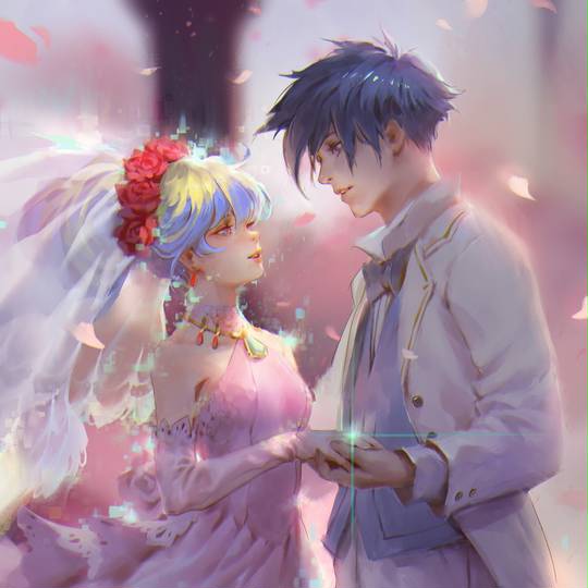 天元突破, 新郎新婦, 花冠, 尼娅, グレンラガン1000users入り, 結婚式, Simon/Nia