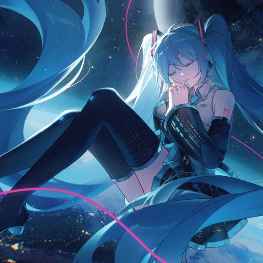 初音未来的好看头像16张图片