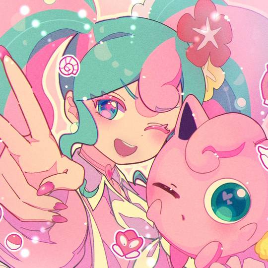 胖丁（Jigglypuff）气球宝可梦头像图片