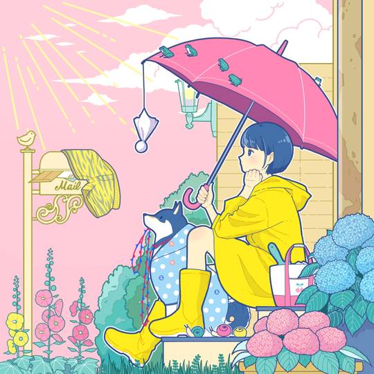 下雨时的头像图片