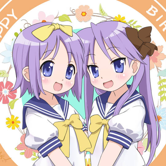 幸运星, 柊镜, 柊司, 水手服, 誕生祭