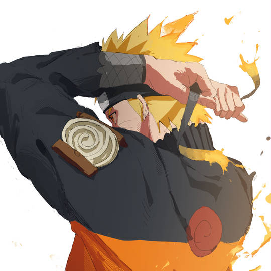 图片[14]-漩涡鸣人（Uzumaki Naruto）火影忍者头像图片，火影波风水门的儿子-萌图百科