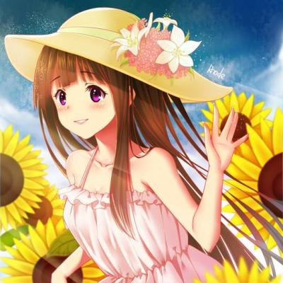 千反田爱瑠可爱头像图片，白色及膝袜、和服、天然呆-萌图百科