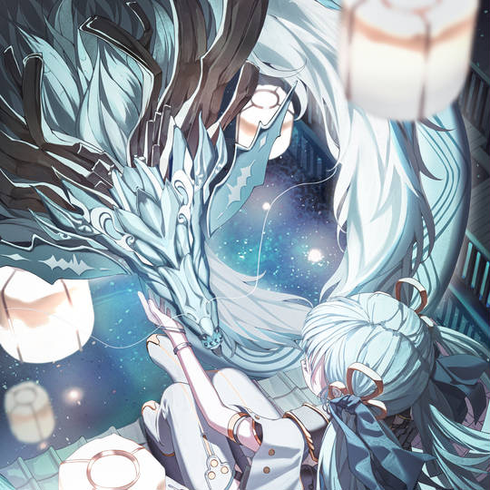 游戏《鸣潮》今汐头像图片，绝美的银发少女