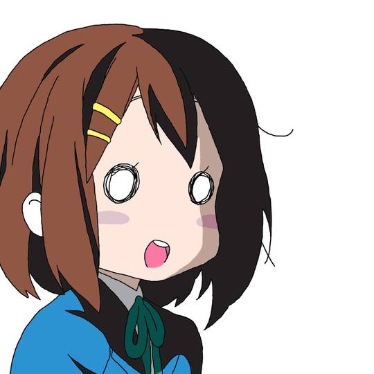 模写絵, ペンタブ練習, pen tablet, 描いてみた, 轻音少女, K-On!, 平泽唯, 姉, JK, 女孩子
