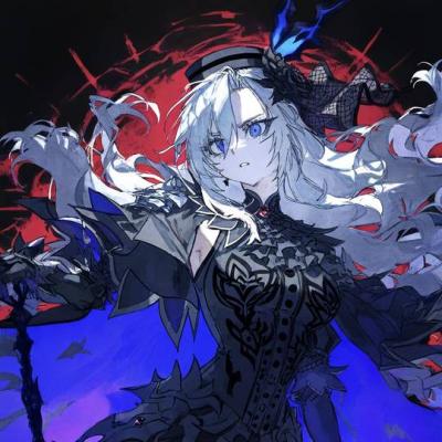 有明日方舟也有fate，画风很高冷的女生头像图片，帅哭我-萌图百科