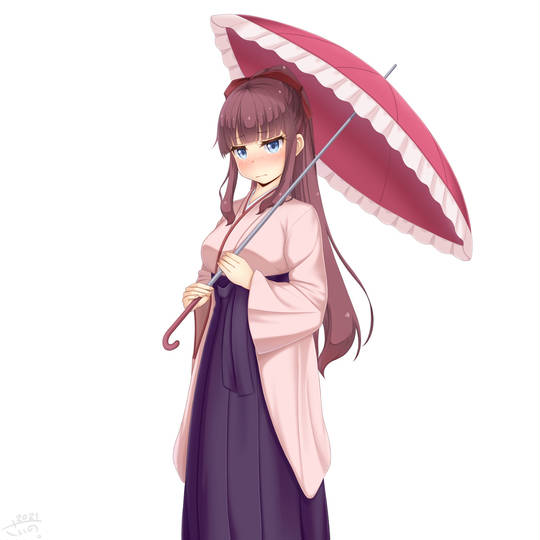 袴, 马尾, 小女孩, 泷本一二三/日富美, 日富美图片