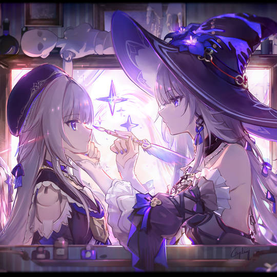 魔女, 黑塔, 侧脸, 大黑塔, 人偶图片