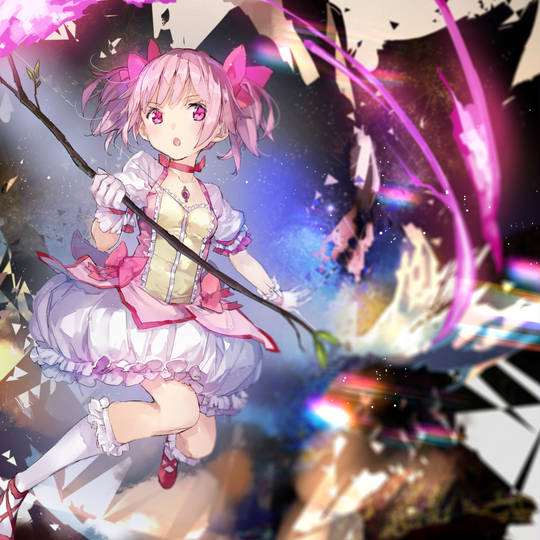 《魔法少女小圆》鹿目圆甜美系头像图片分享-萌图百科