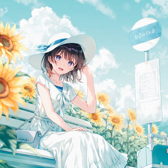 清新风的少女头像图片