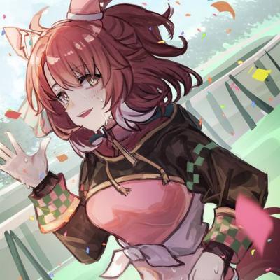 《赛马娘Pretty Derby》烈焰快驹自截头像图片，动画里的角色哦-萌图百科