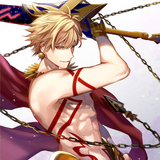 《Fate》系列角色吉尔伽美什帅气头像图片-萌图百科