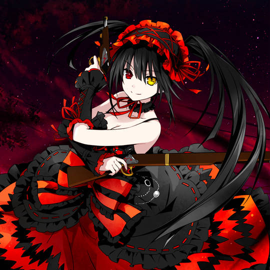 kurumitokisaki, DATEALIVE, 时崎狂三, DAL1000users入り, 真田アサミ