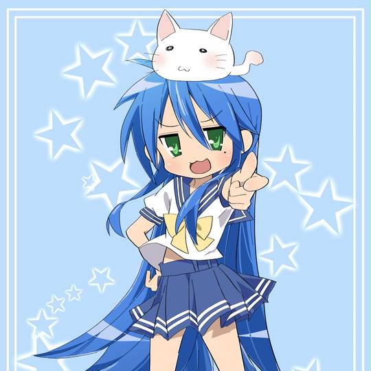 幸运星, 泉此方, 女孩子, CLIPSTUDIOPAINT, (=ω=.), にゃもー, らき☆すた100users入り