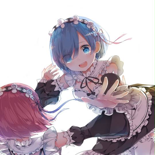 Re:0, 拉姆, 雷姆, Re:从零开始的异世界生活, 雷姆 (Re:Zero), 拉姆（Re:Zero）, 女孩子, Re:0 100收藏, Re:0 1000收藏