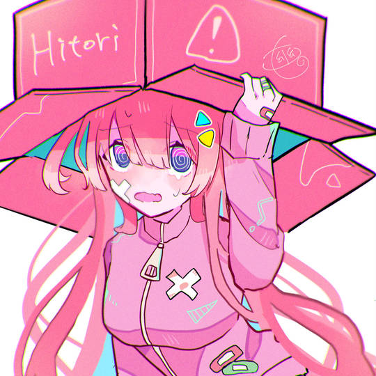 小波奇《孤独摇滚！》呆毛头像图片