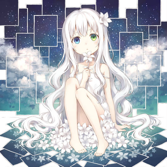 图片[9]-好美的白色长裙女孩头像图片，有夏天的感觉，向往-萌图百科