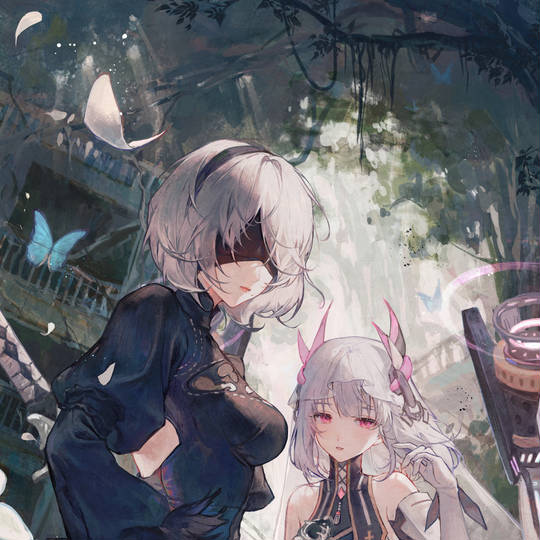 尼尔:机械纪元, 2B/寄叶二号B型, 小女孩, 丽芙, 战双帕弥什图片