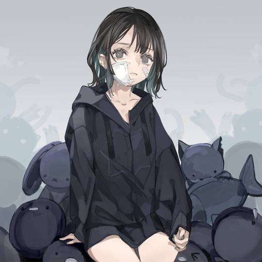 很适合作头像的pixiv女孩图片