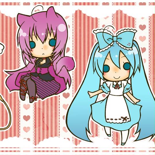 初音一家成员C社6只头像图片