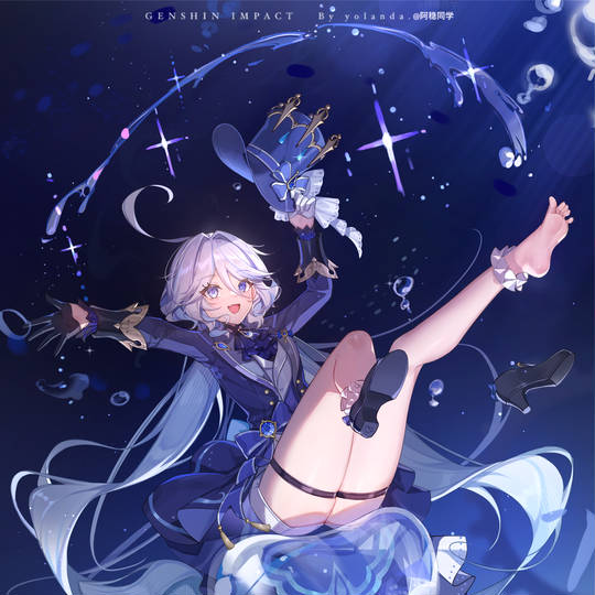 《原神》水之魔神·芙宁娜头像图片