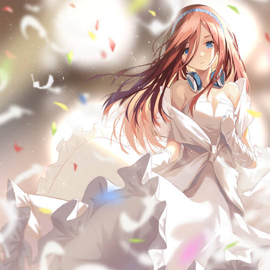 五等分的新娘, 中野三玖, 婚纱图片