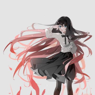 《月姬》角色远野秋叶长发头像图片精选-萌图百科
