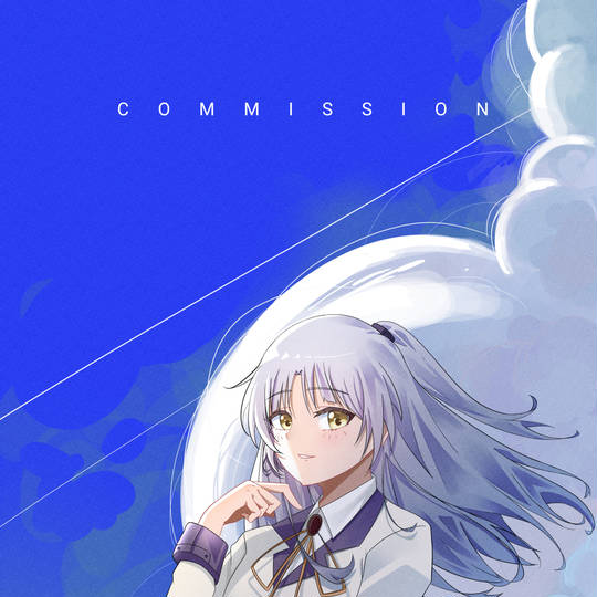 立华奏, 天子, 萝莉, AngelBeats!, 立华奏真是天使, 校服, commission
