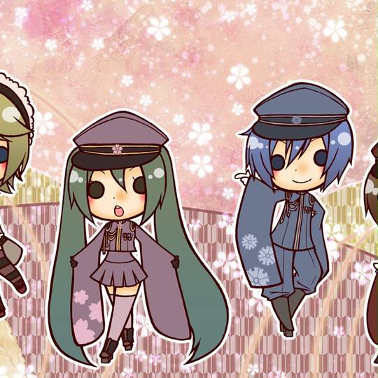初音一家成员C社6只头像图片