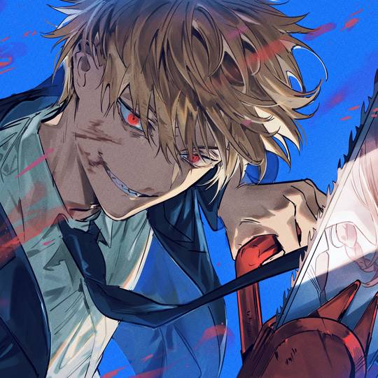 Chainsaw Man, 电次（电锯人）, 玛奇玛, 西装, 感觉赢不了, 您就是神吗, 锯齿牙, 电锯人30000收藏, それに映るのは